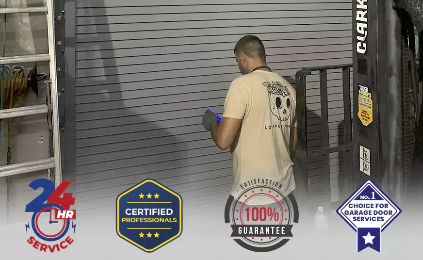Garage Door Bottom Panel Repair in Boynton Beach, FL